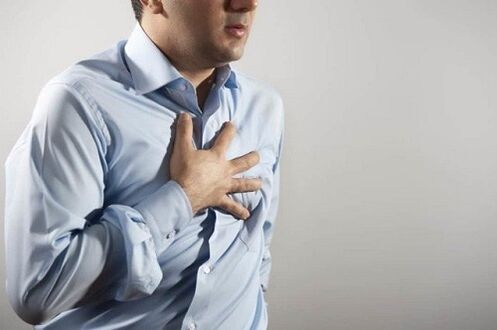 dor no peito como sintoma de osteocondrose mamária
